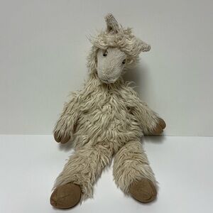 Jellycat Luis Llama Large Plush Shaggy Cream Beige Tan FLOPPY NECK